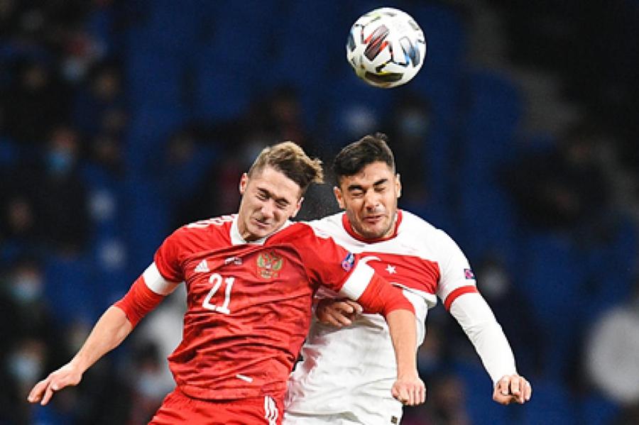Сборная России сыграла вничью с Турцией в матче Лиги Наций