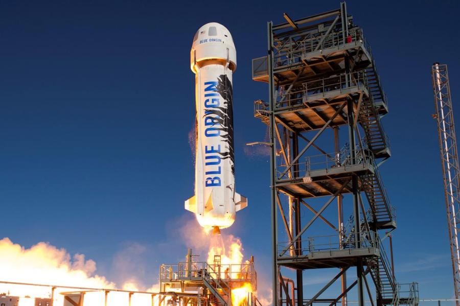 Blue Origin запустила ракету для проверки системы точной посадки на Луну