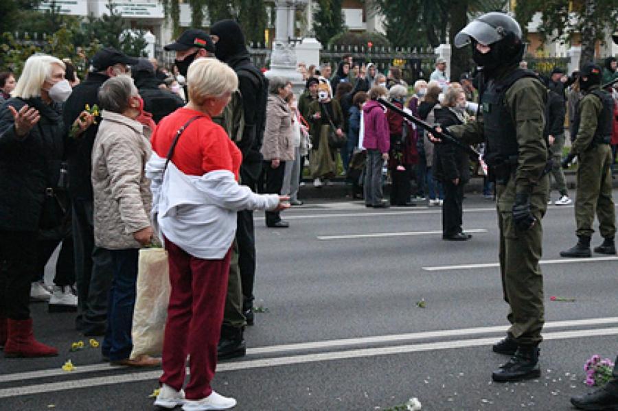 В Минске начались задержания на очередной протестной акции