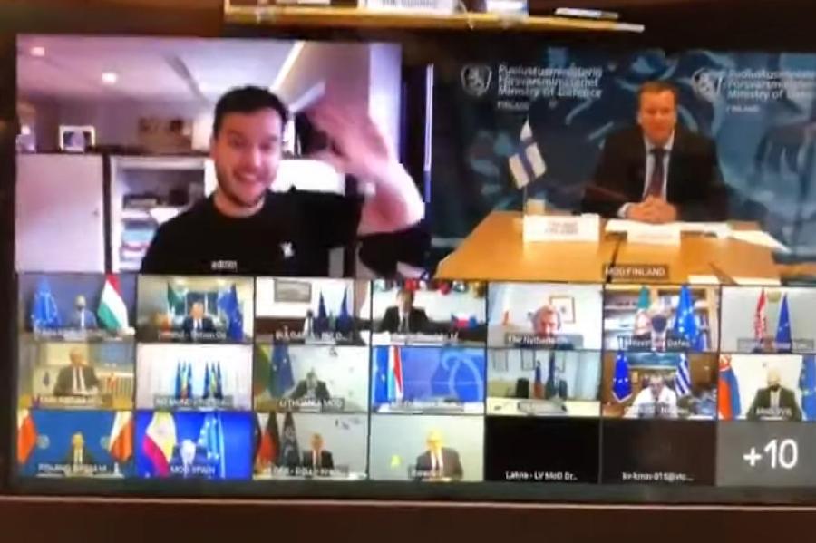 Журналист подключился к секретной видеоконференции министров обороны ЕС