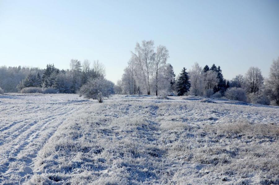 На востоке Латвии установилась метеорологическая зима