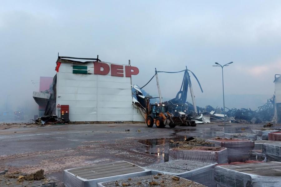Работники сгоревшего магазина Depo в Резекне смогут устриться в Lidl