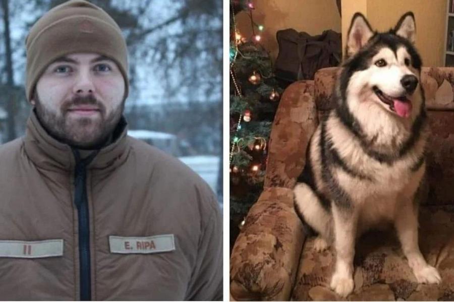 «Ни минуты на раздумья»: земессарг спас собаку из ледяной воды