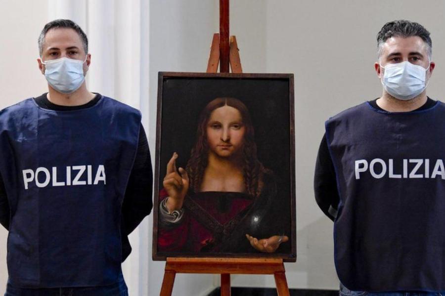 В Неаполе нашли украденную копию «Спасителя мира»