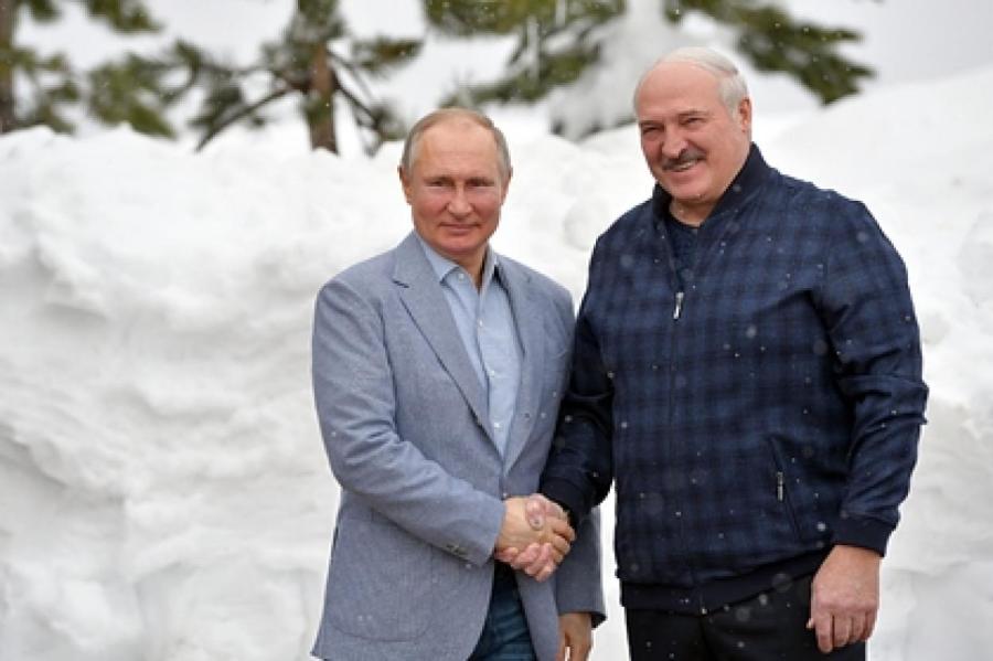 В программе обед и лыжи. Начались переговоры Путина и Лукашенко в Сочи