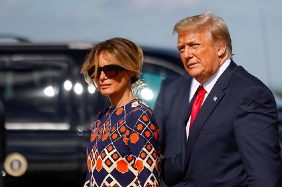 Трамп с женой привились от коронавируса еще в январе