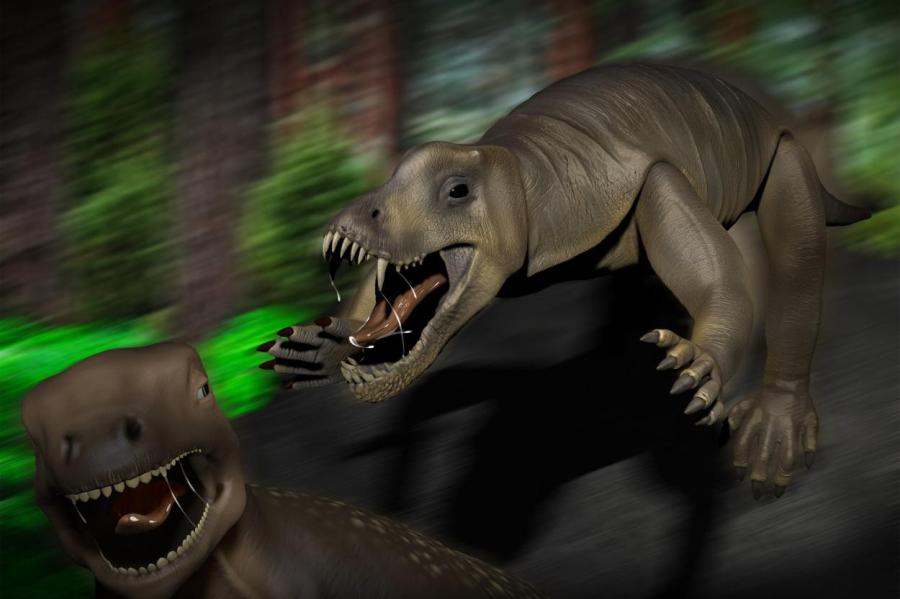 Антеозавр – древнейшая доисторическая «машина для убийств»