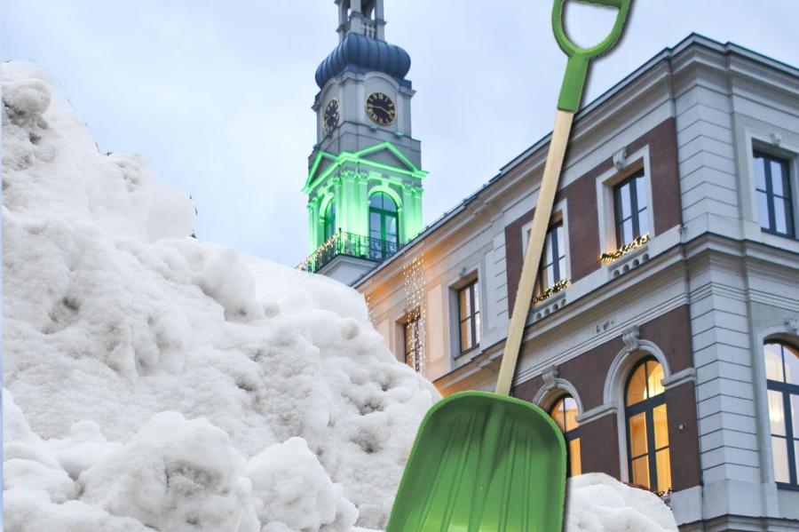 В понедельник в Латвии похолодает и опять выпадет снег