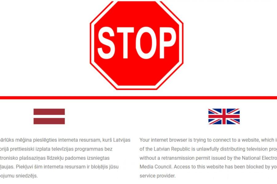 В Латвии начали блокировать сайты российских информационных ресурсов