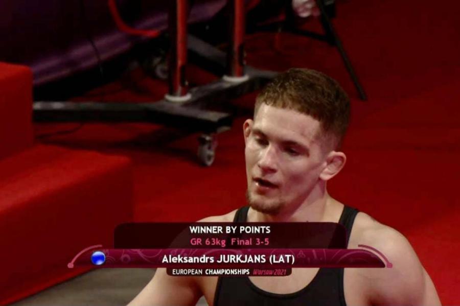Латвийский борец занял третье место на ЧЕ по греко-римской борьбе