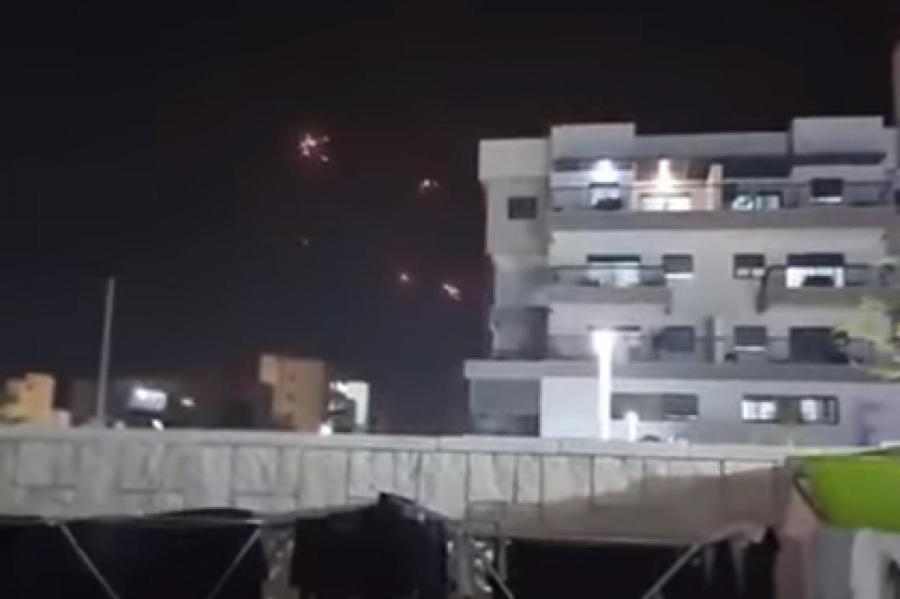 Перехват ракет «Железным куполом» в небе над Израилем сняли на видео