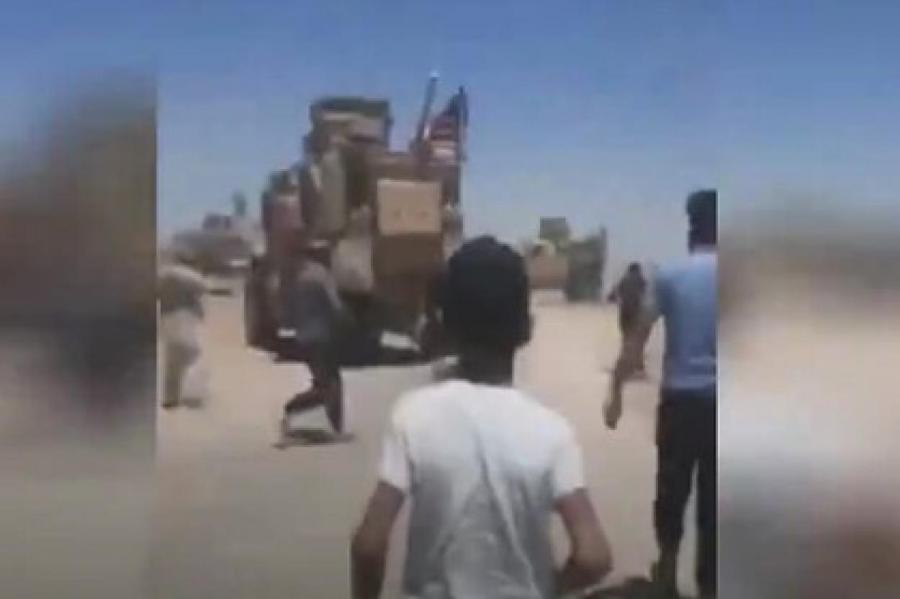 Сирийцы забросали камнями американский патруль и выгнали его из деревни