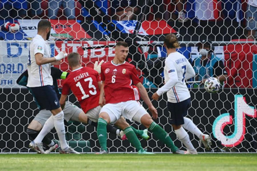 Сборная Франции сыграла вничью с Венгрией в матче второго тура чемпионата Европы