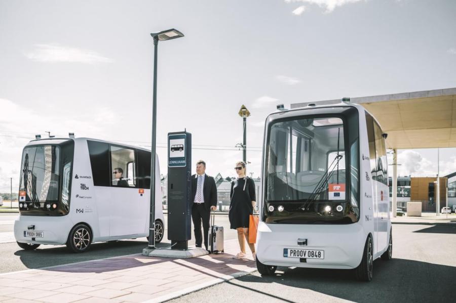 В Эстонии на маршруты выйдут первые в мире беспилотные микроавтобусы