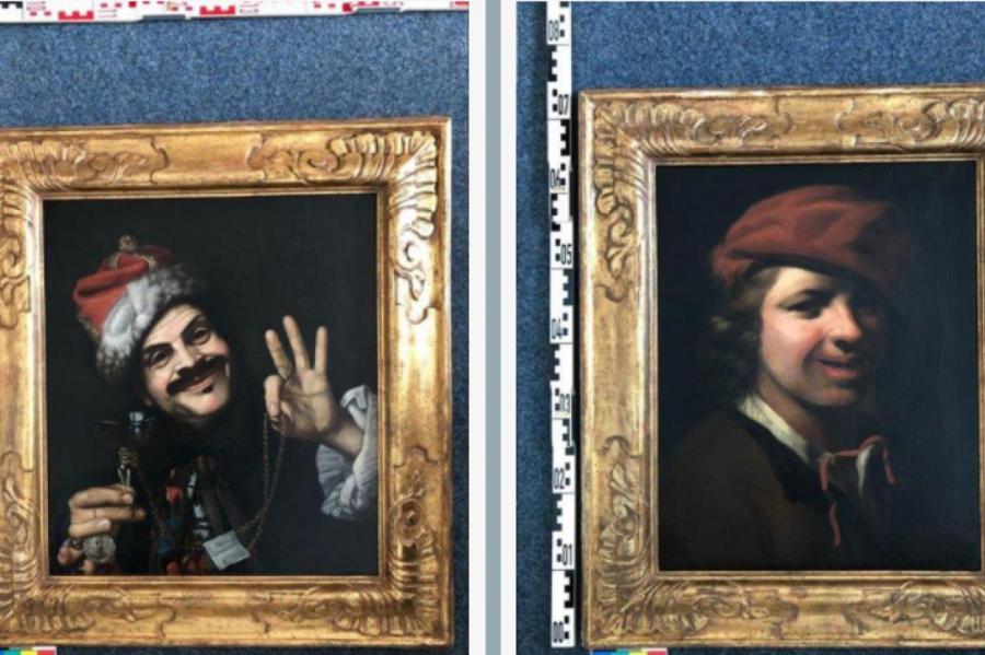 В Германии в придорожном мусорном баке нашли две картины XVII века