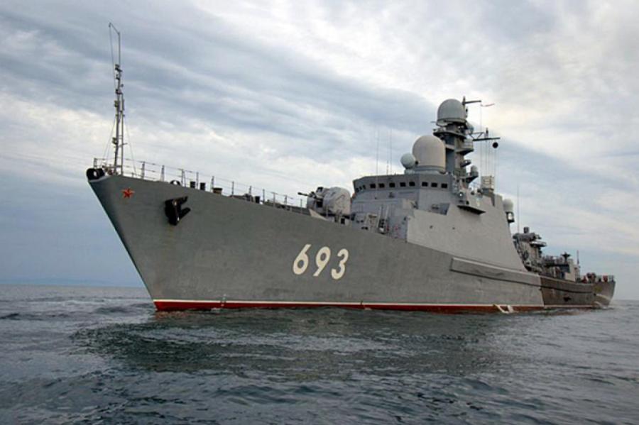 Вблизи латвийских границ замечено несколько военных кораблей России