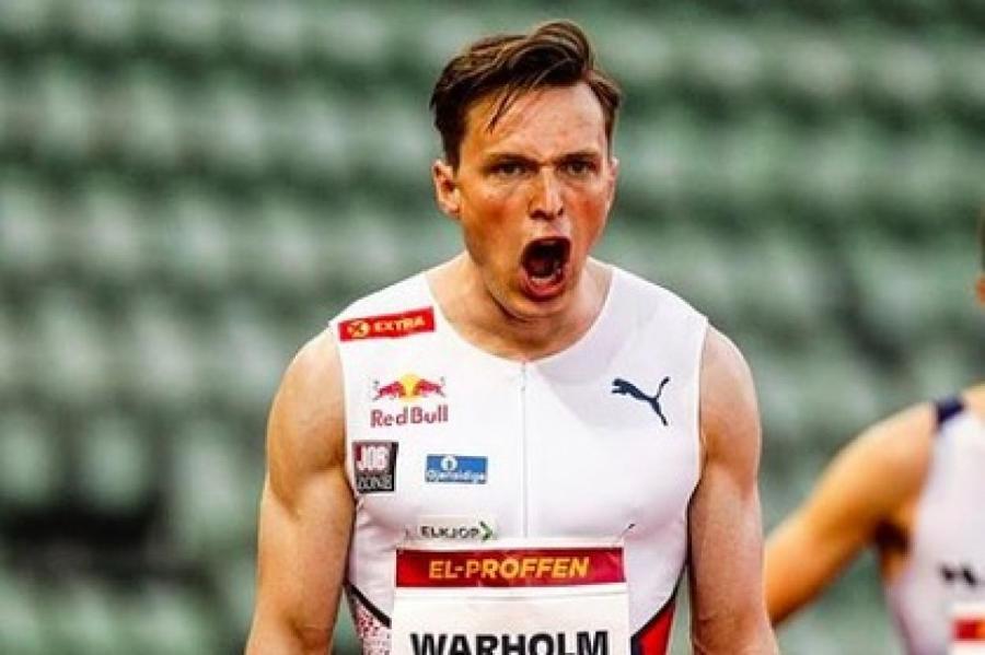 Норвегия легкая атлетика. Карстен Вархольм норвежский легкоатлет. Норвежский легкоатлет на 400 метров. Норвежец побил мировой рекорд в беге. Легкая атлетика норвежка педрексон.