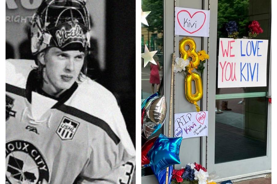 Мы любим тебя, Киви: фанаты в США скорбят после смерти латвийского хоккеиста