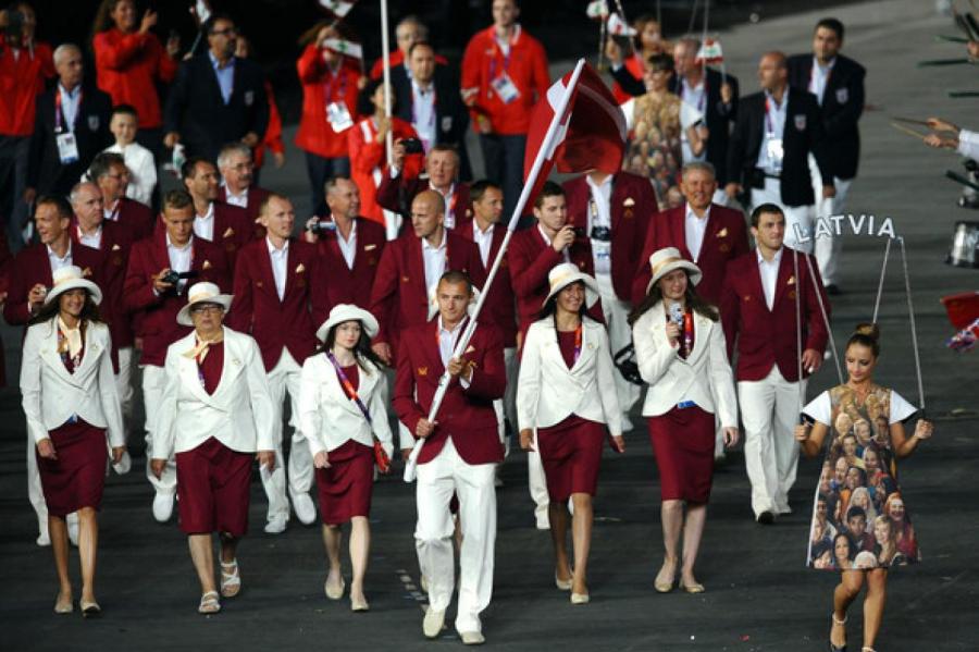 У Латвии на этой Олимпиаде будет два знаменосца, мужчина и женщина