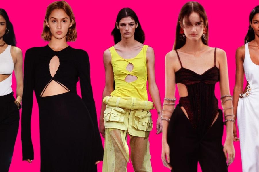 Платье с вырезами на животе — тренд лета 2021 для самых смелых модниц