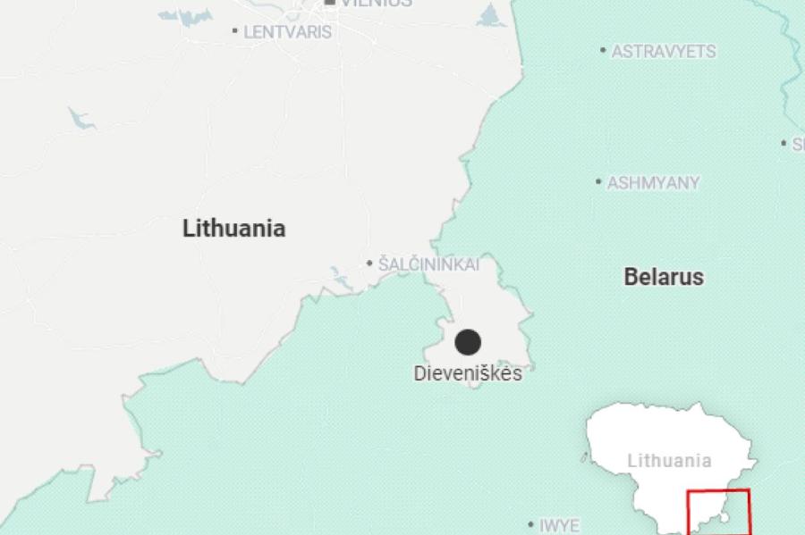 Литовцы протестуют против планов властей разместить «эмигрантов Лукашенко»