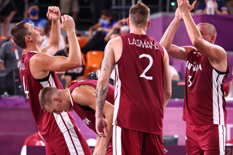 Латвийская сборная за золотую медаль по баскетболу 3x3 получит 426 862 евро