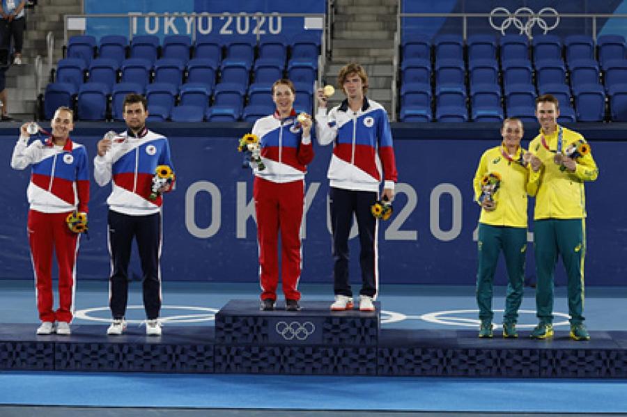 Сборная России опустилась на одну позицию в медальном зачете Олимпиады в Токио