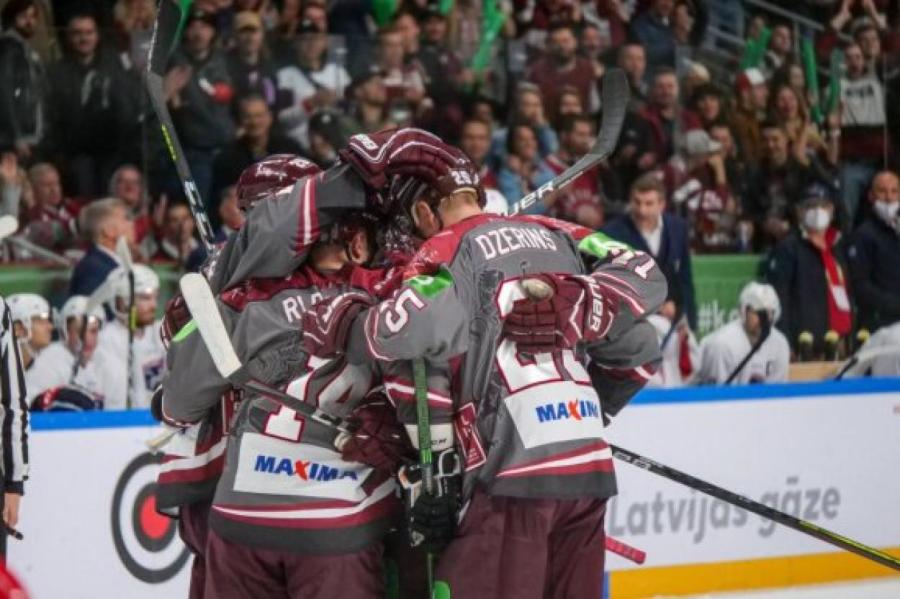 Сборная Латвии по хоккею обыграла Францию и завоевала путёвку на Олимпиаду-2022