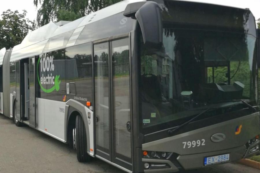 Rīgas satiksme завершило испытания двух электроавтобусов