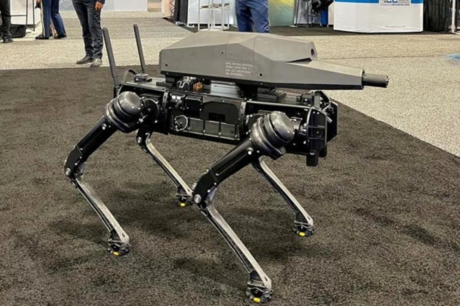 В США создали робота-собаку со снайперской винтовкой