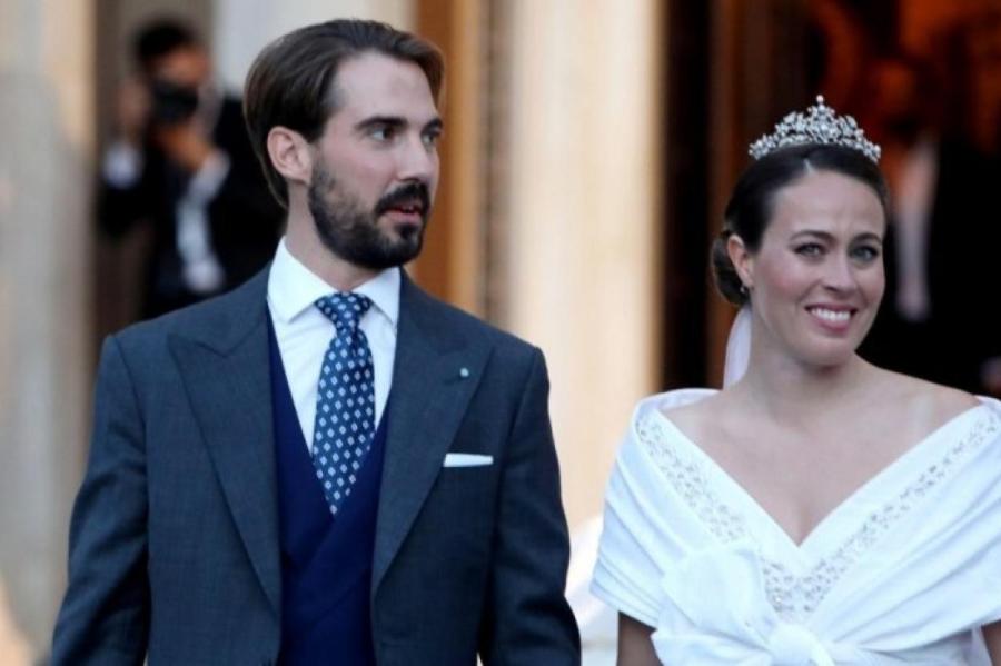 Кутюрное платье Chanel и королевская тиара невесты греческого принца