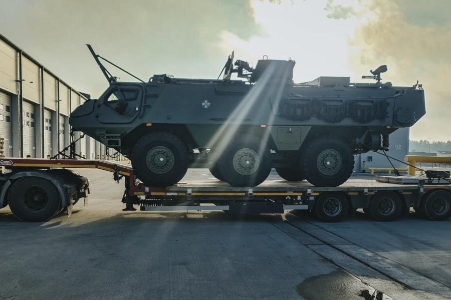 Латвийская армия поделилась новинкой – свежие бронемашины Patria 6x6!