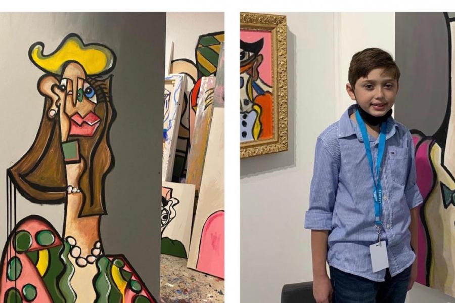 Сенсация на арт-ярмарке в Майами: 10-летний «юный Пикассо»