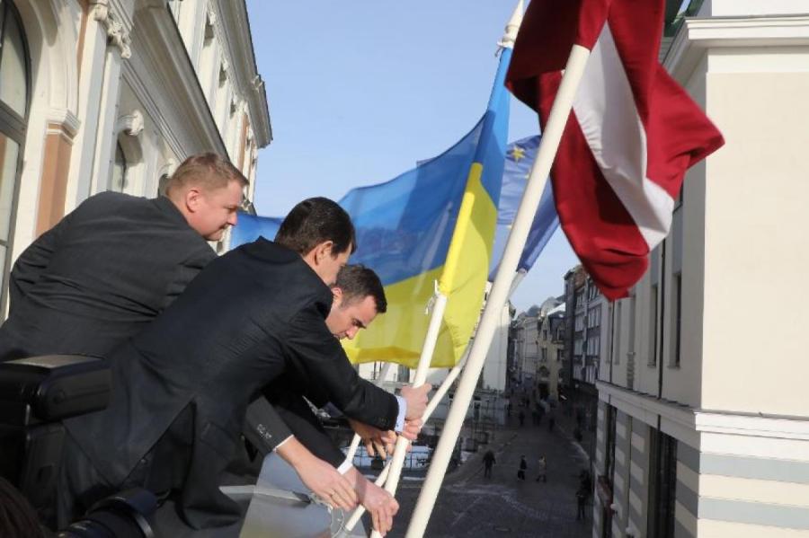 У Милды выставят огромный флаг Украины