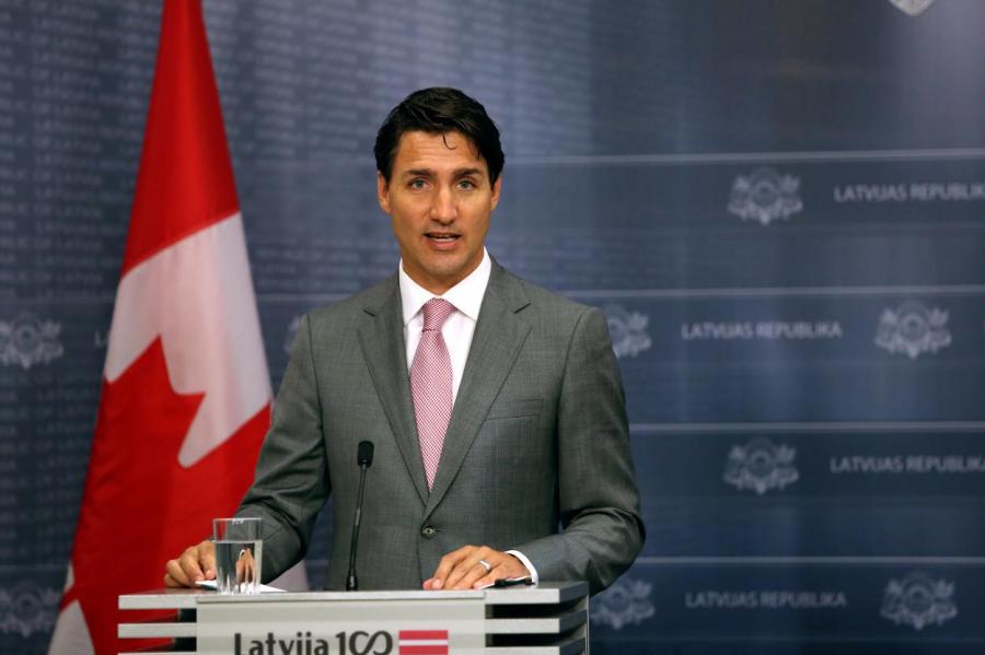 Латвию посетит премьер-министр Канады Трюдо
