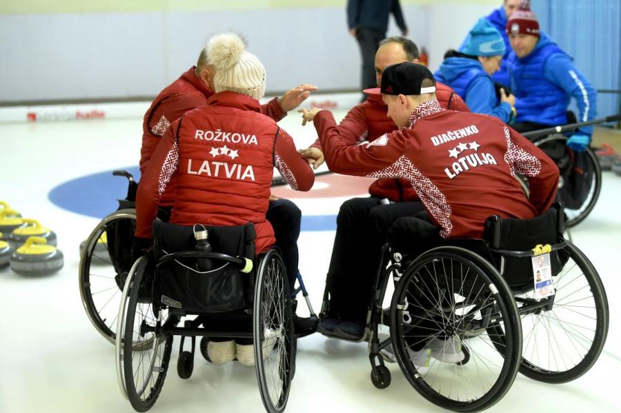 У сборной Латвиии четвертая победа на Паралимпийских играх в Пекине
