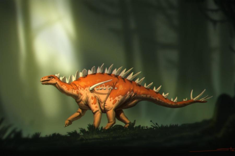 Новый вид древнейшего стегозавра из Азии