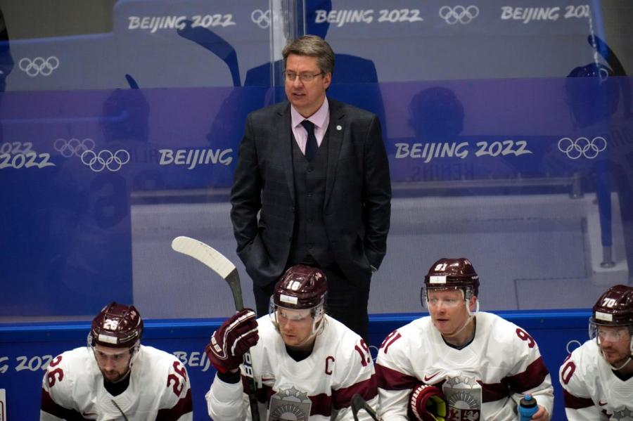 Сборная Латвии по хоккею проведет свой первый товарищеский матч