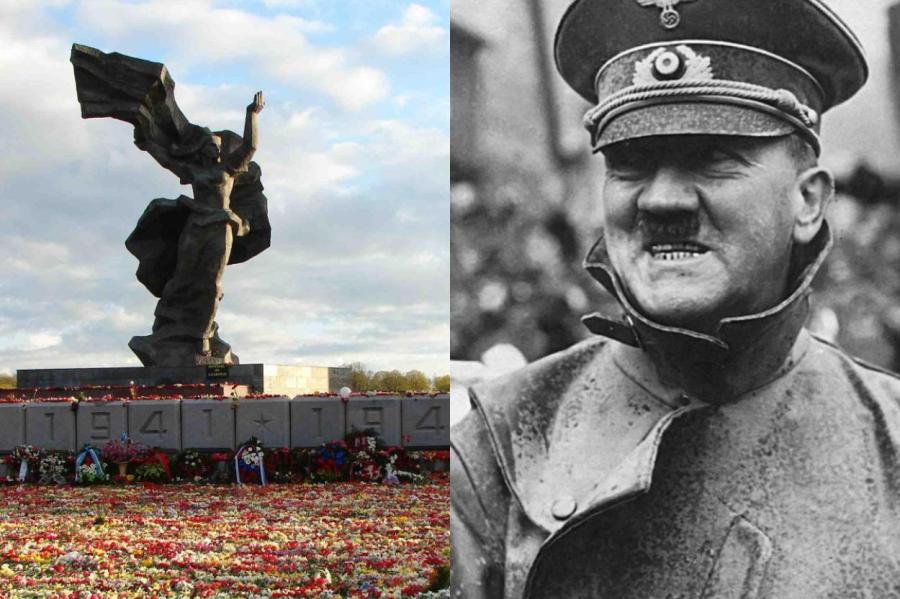На снос памятника в Пардаугаве пожертвовал и… Адольф Гитлер