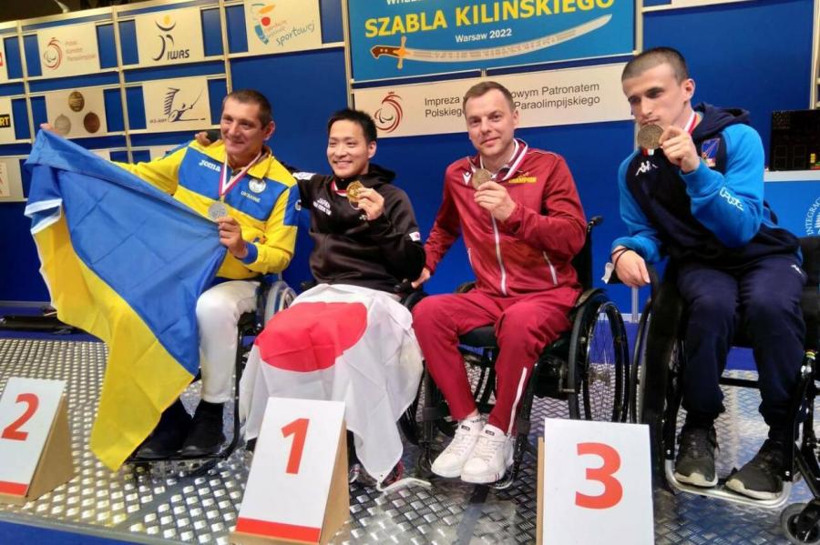 Валайнис на этапе кубка Мира по паралимпийскому фехтованию завоевал «бронзу»