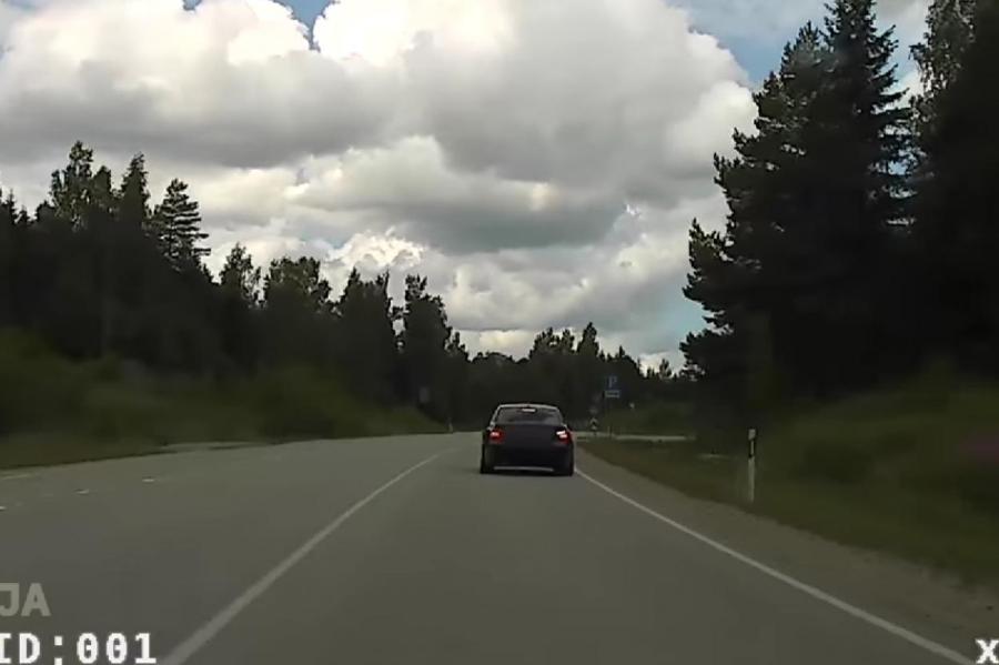 Поймали водителя, который на BMW разогнался до 185 км/ч (ВИДЕО)
