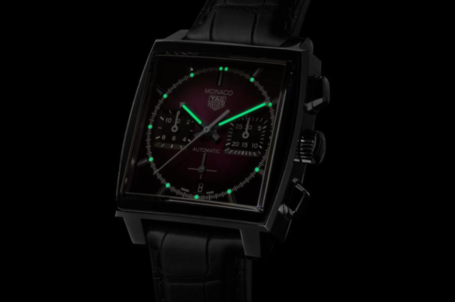 Новые лимитированные часы TAG Heuer Monaco Purple Dial