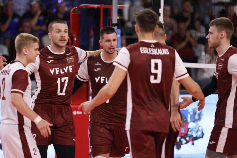 Латвийских волейболистов Европа пока что не ждёт