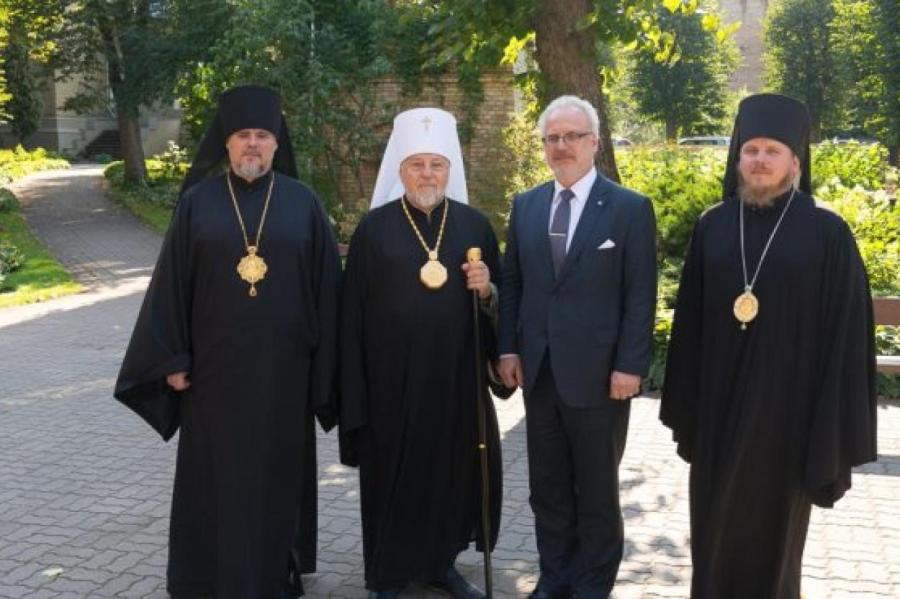 Церковь и власть. Президент утвердил руководство Латвийской Православной Церкви