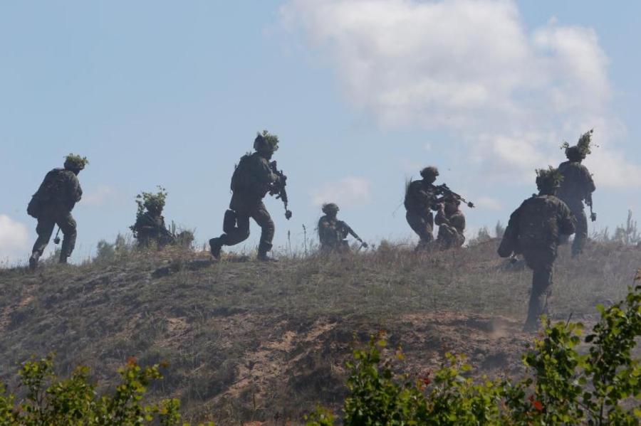 На полигоне в Адажи пройдет традиционная военная тренировка «Марш беретов»