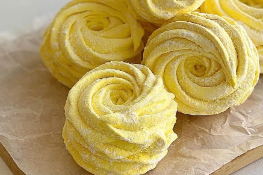 Лимонный зефир: пошаговый рецепт нежного десерта