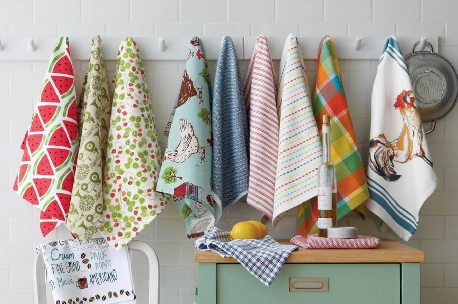 Как отстирать сильно загрязненные кухонные полотенца: лучшие средства