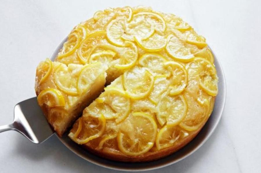 Лимонный пирог на сметане