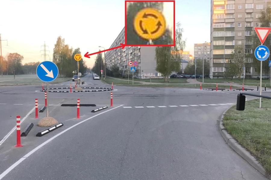 Водителей пустили по кругу: на дорогах Риги проводят странные эксперименты