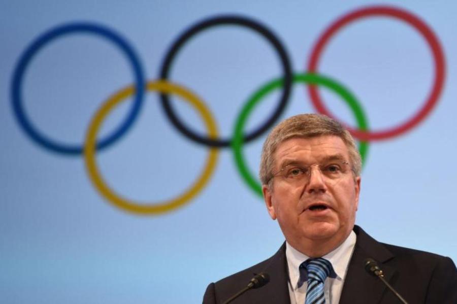 Бах поблагодарил Макрона за заявление по допуску россиян на Олимпиаду